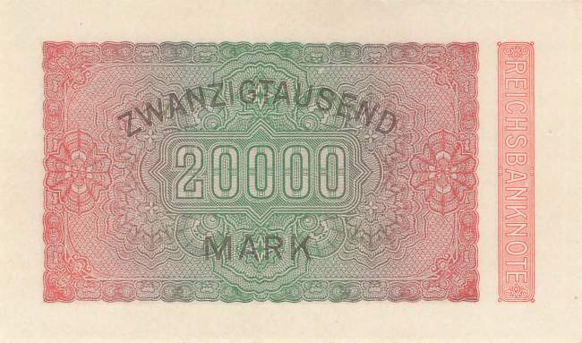 20000 Mark 1923 ro.84g OE